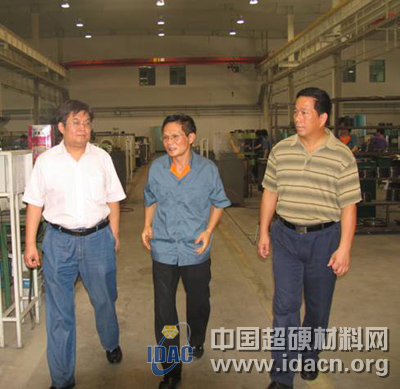中國機(jī)床工具工業(yè)協(xié)會毛予鋒副秘書長一行到超硬材料分會調(diào)研考察