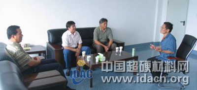 中國機(jī)床工具工業(yè)協(xié)會毛予鋒副秘書長一行到超硬材料分會調(diào)研考察