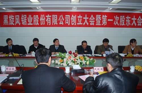 黑旋風(fēng)鋸業(yè)股份有限公司成立