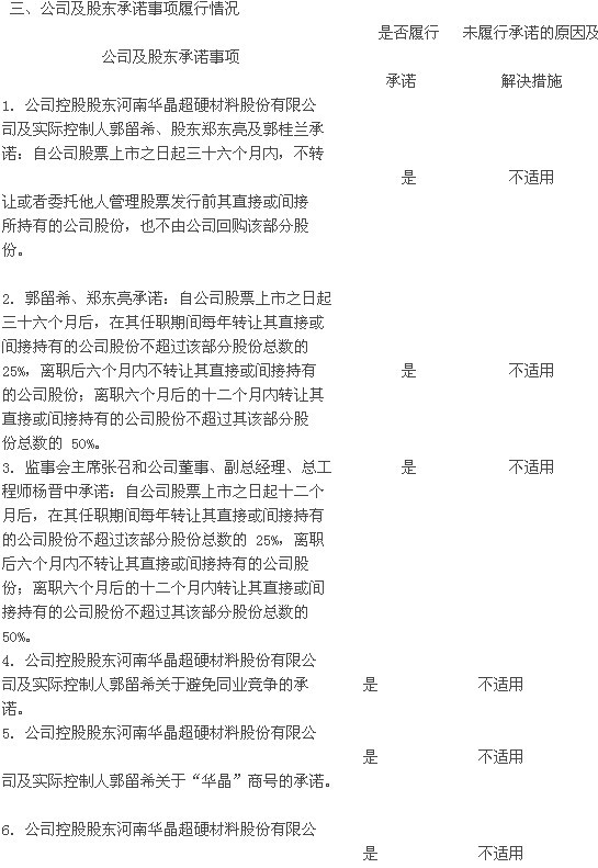 豫金剛石：2013上半年持續(xù)督導(dǎo)報告