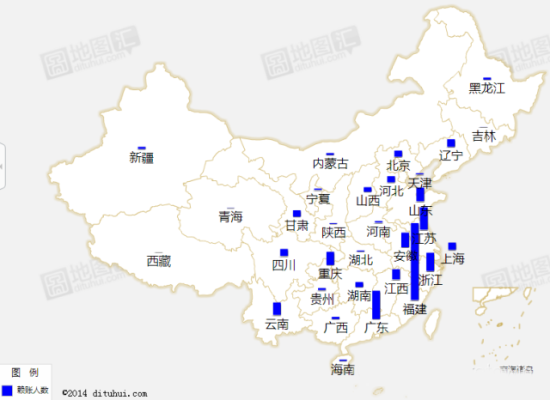 中國個人信用地圖大公開 賴賬總額福建居首
