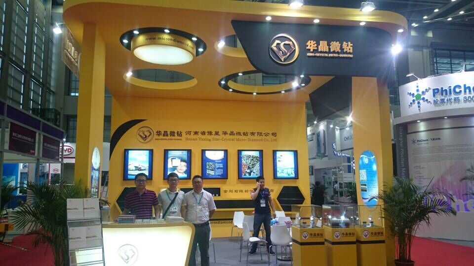 華晶微鉆在深圳國際藍(lán)寶石展覽會(huì)上精彩亮相