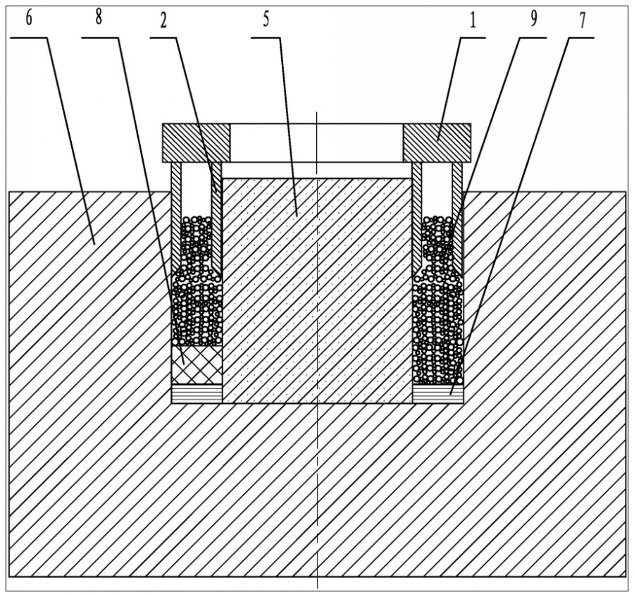 金剛石鉆頭保徑材料插孔工裝及保徑材料埋入方法 