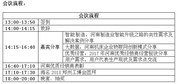 海名2018鄭州工博會(huì)團(tuán)拜會(huì)暨河南機(jī)床行業(yè)交流會(huì)邀請(qǐng)函