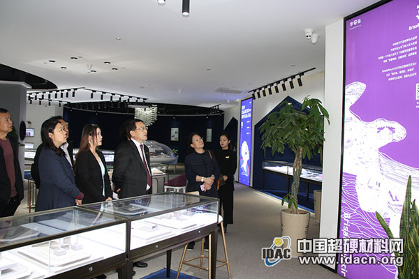 中寶協(xié)副會長兼秘書長畢立君一行蒞臨華晶公司參觀交流