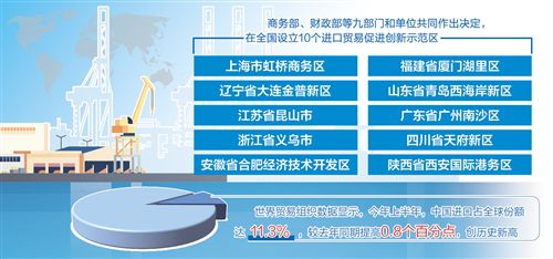 我國(guó)設(shè)10個(gè)進(jìn)口貿(mào)易促進(jìn)創(chuàng)新示范區(qū)，都在哪？