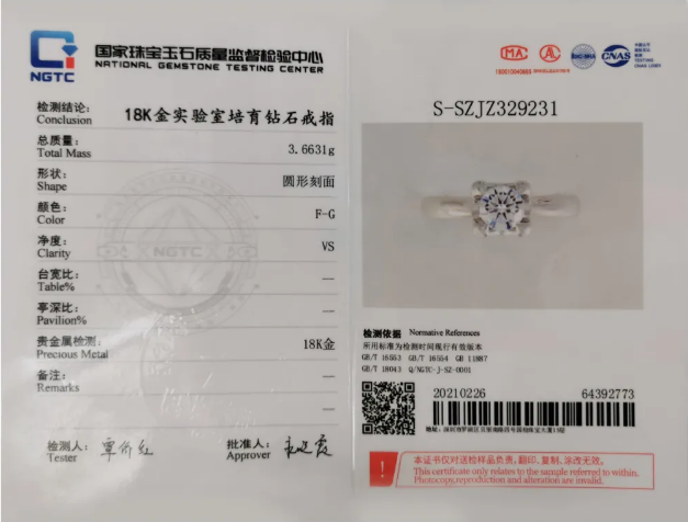 培育鉆石鑒定證書有哪些？