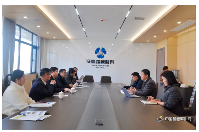 中國超硬材料網(wǎng)總經(jīng)理石超一行走訪鄭州沃德超硬